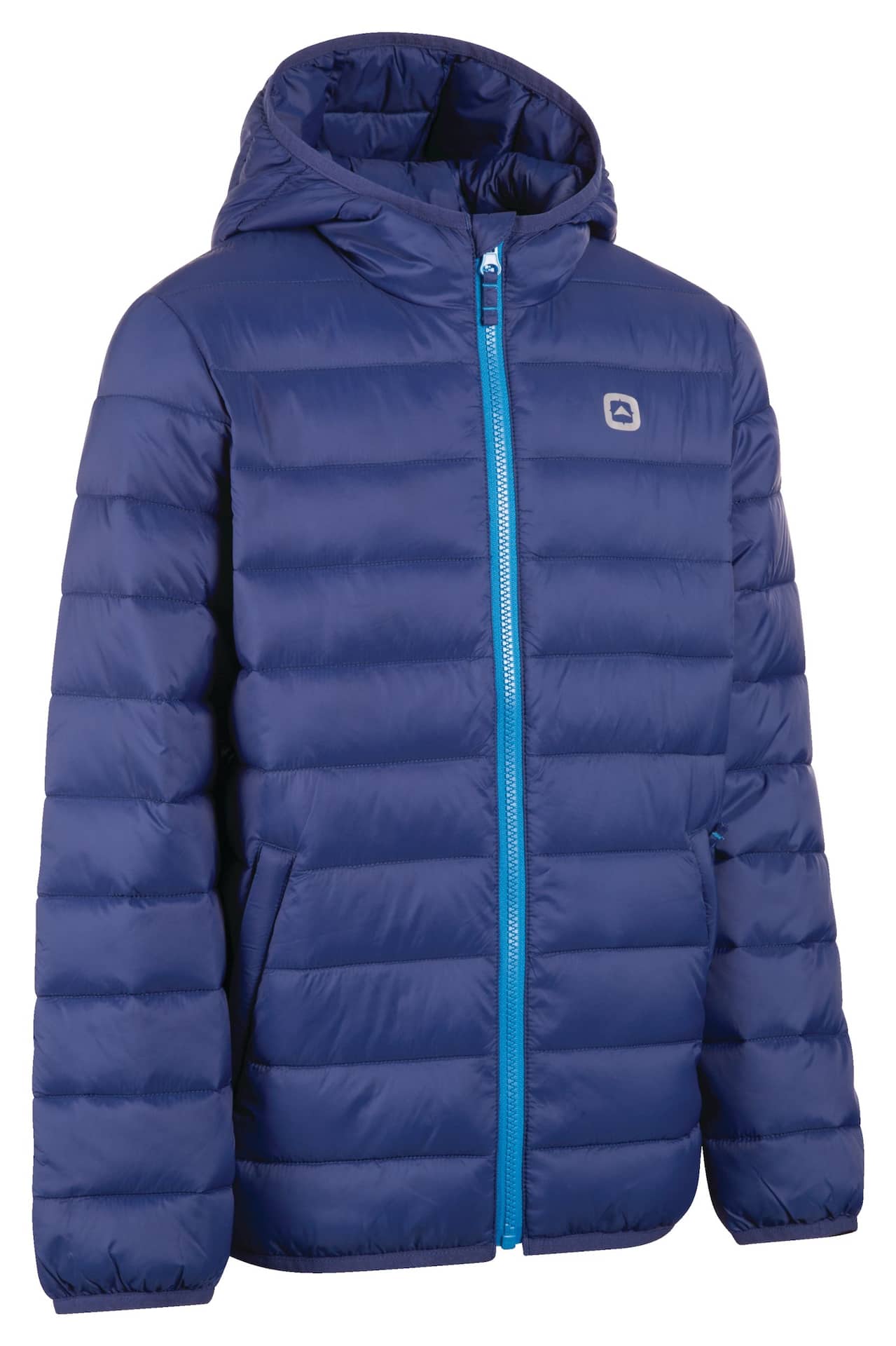 Outbound Youth Paxton Packable Insulated Hooded Nylon Winter Puffer Jacket  , Blue