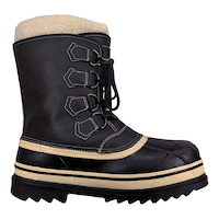 Outbound Men's Cascade Thermal Insulated Leather/Rubber Winter Snow Boots Waterproof Warm