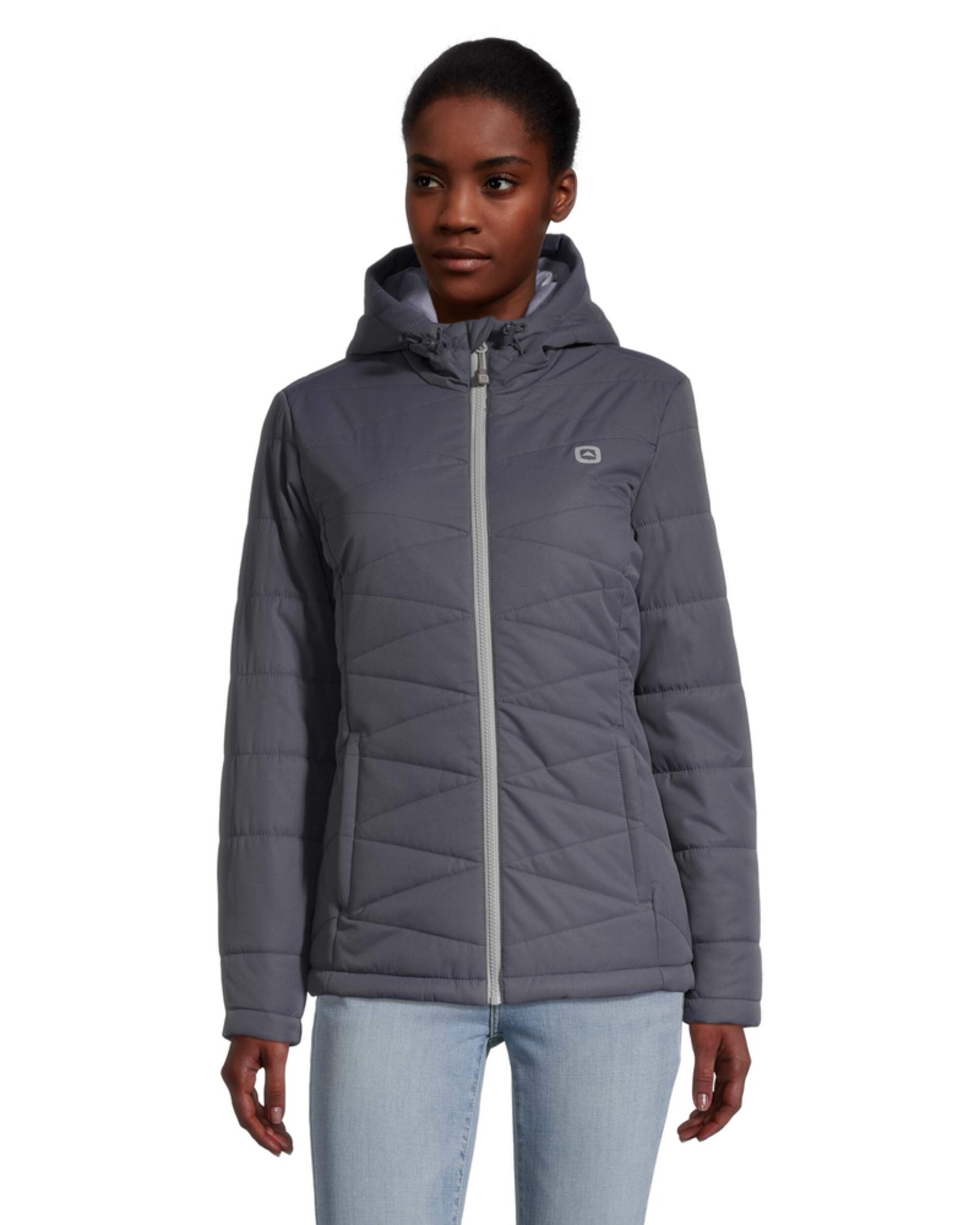 Outbound Women's Lola Insulated Hooded Winter Puffer Jacket Water