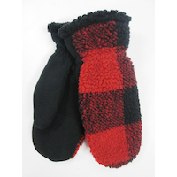 Outbound Buffalo Mittens, O/S Front_Flat