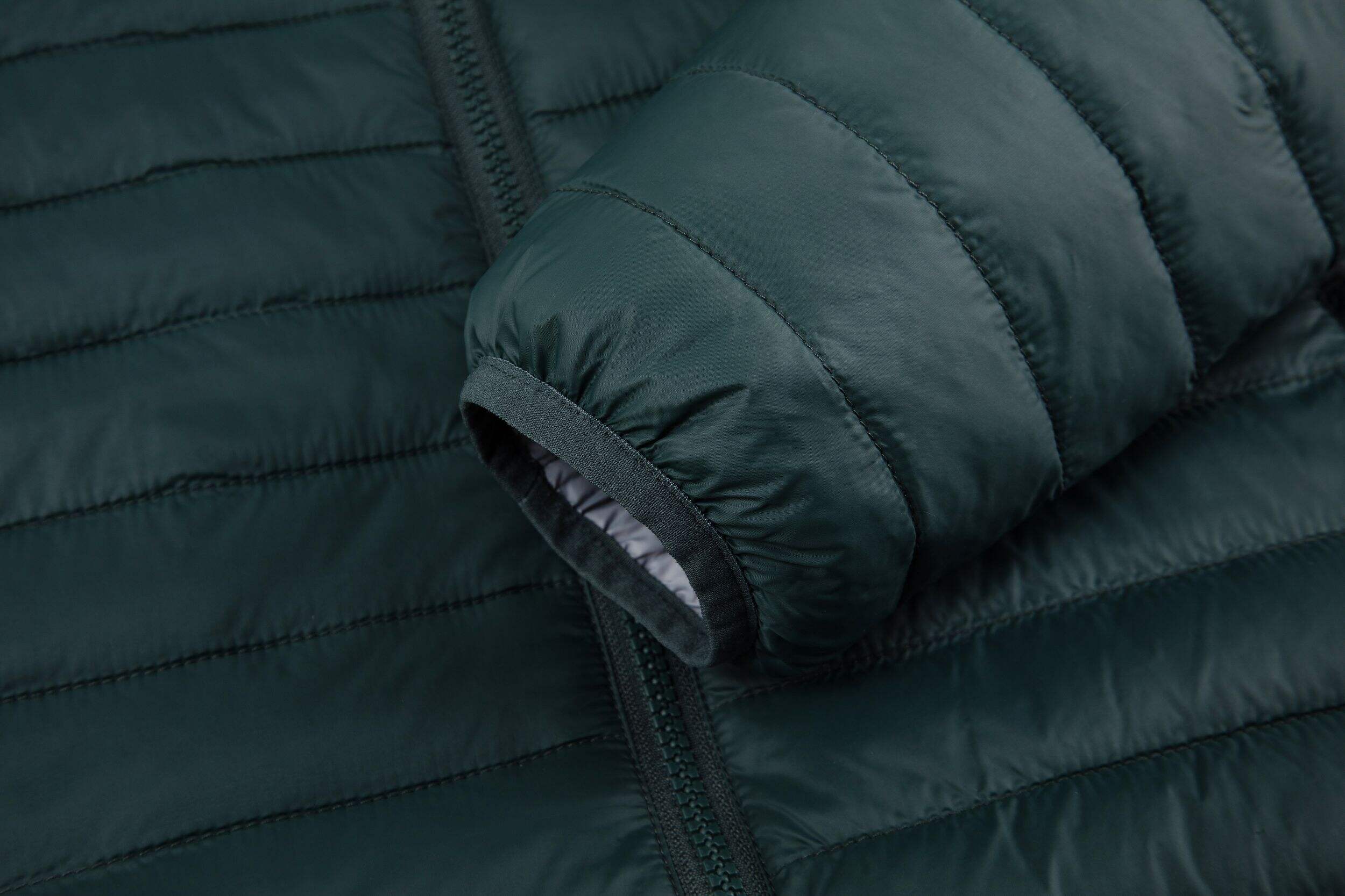 Outbound Men's Stratus Reversible Puffy Jacket, Dark Green/Grey ...