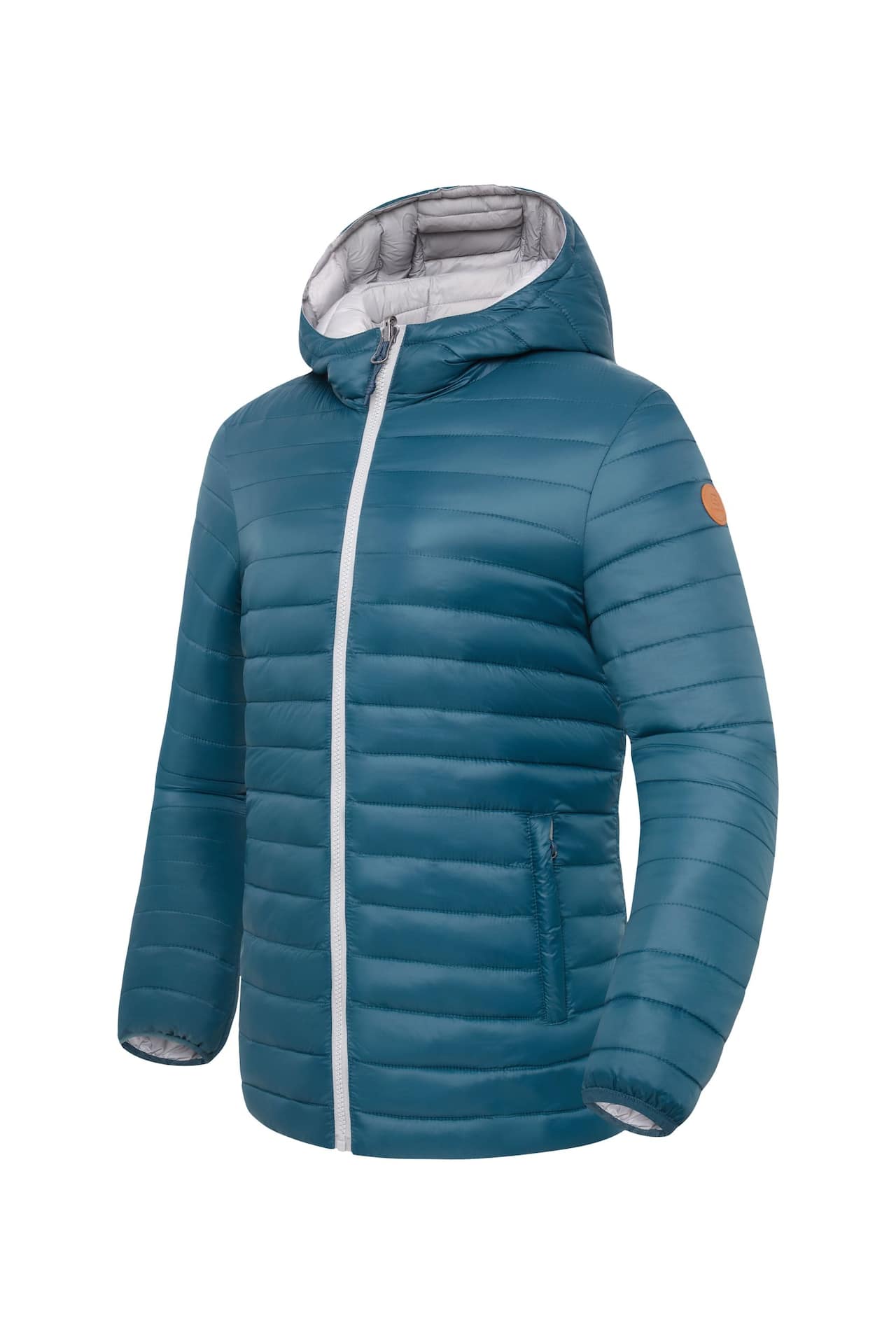 Outbound Women's Stratus Reversible Puffy Jacket, Blue/Grey