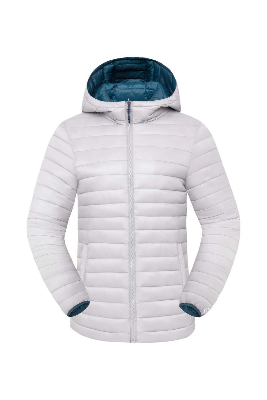 Outbound Women's Stratus Reversible Puffy Jacket, Blue/Grey