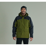 Kamik Men's Dobson Melange Jacket, Hooded Front_Flat