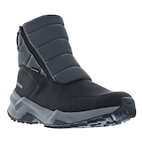 Bottes d'hiver isolées Woods Severn pour hommes, noir/gris Front_Three_Fourths_Angled_Right