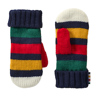 Mitaines aux rayures de La Baie d'Hudson, unisexe/adulte, moyen, bleu marine Composite_or_Mixed