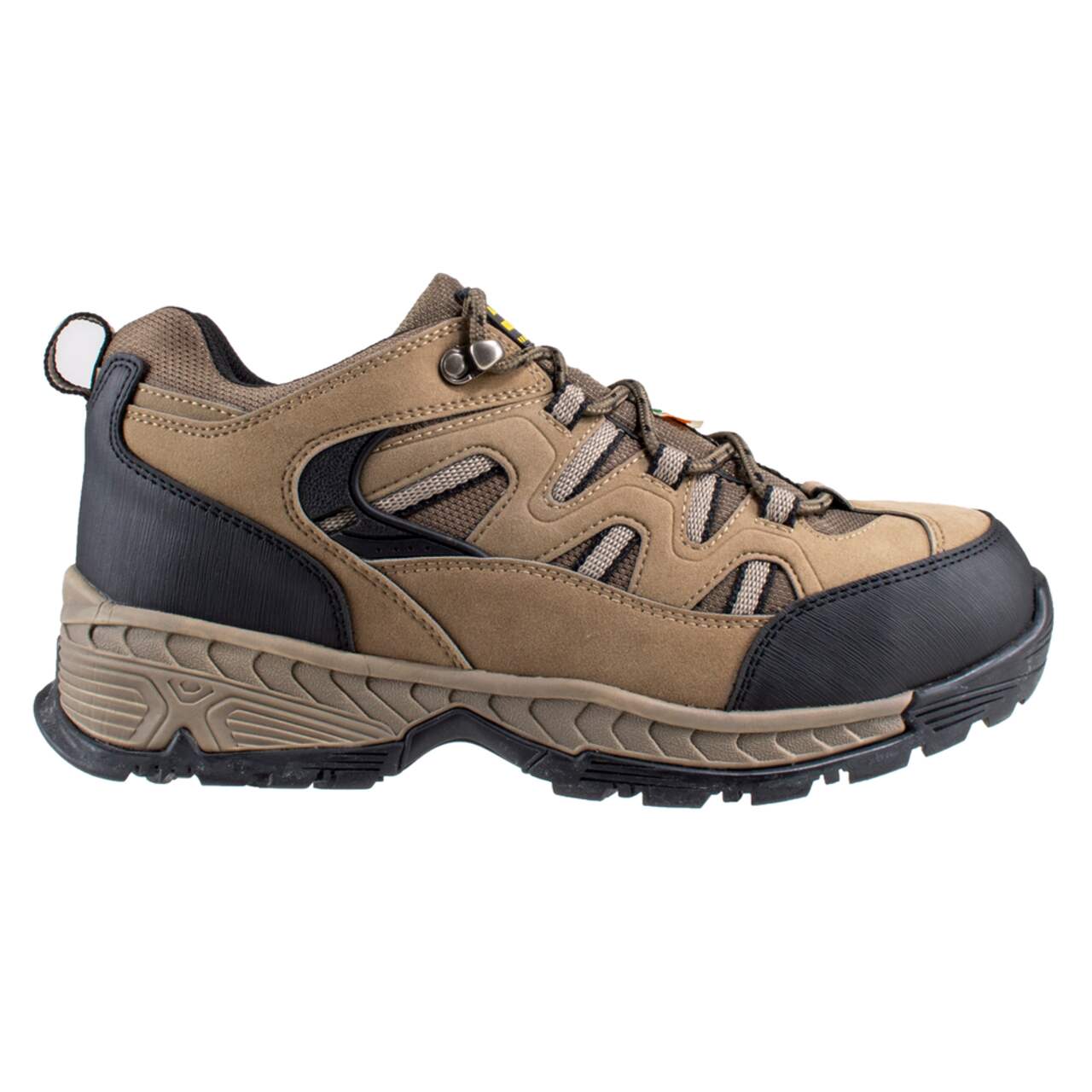 Altra Shield Men's CSA Low-Cut Steel Toe Safety Hiking Shoes, Heel and Toe  Guards, Brown