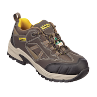 Chaussures de randonnée sécuritaires basses Stanley CSA à bouts en acier pour hommes, protection aux talons et aux orteils, brun Front_Three_Fourths_Angled_Right