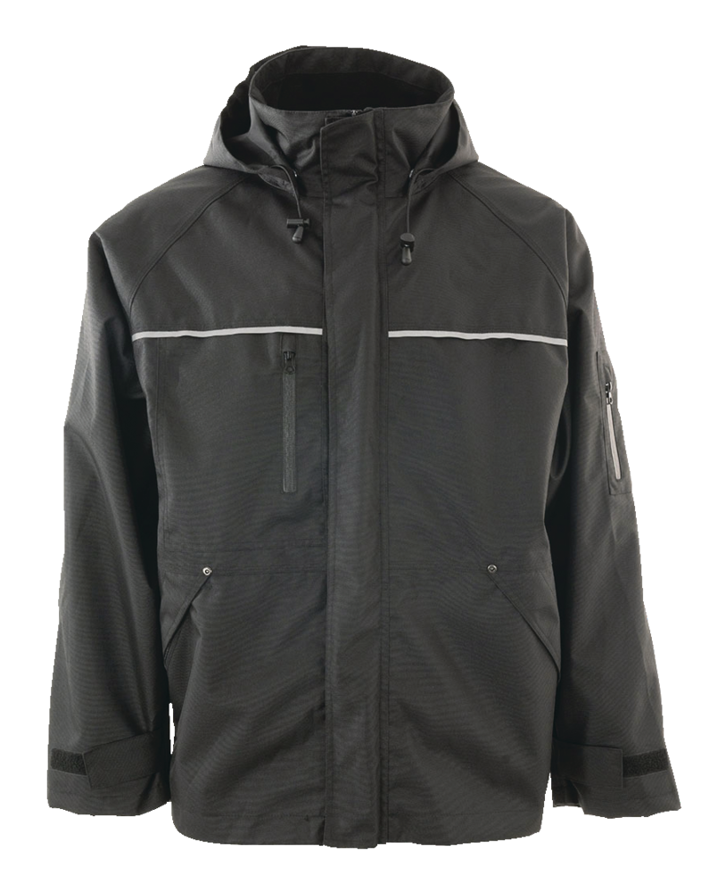 Forcefield Men's Dry Core Industrial Waterproof Rain Jacket, Removable