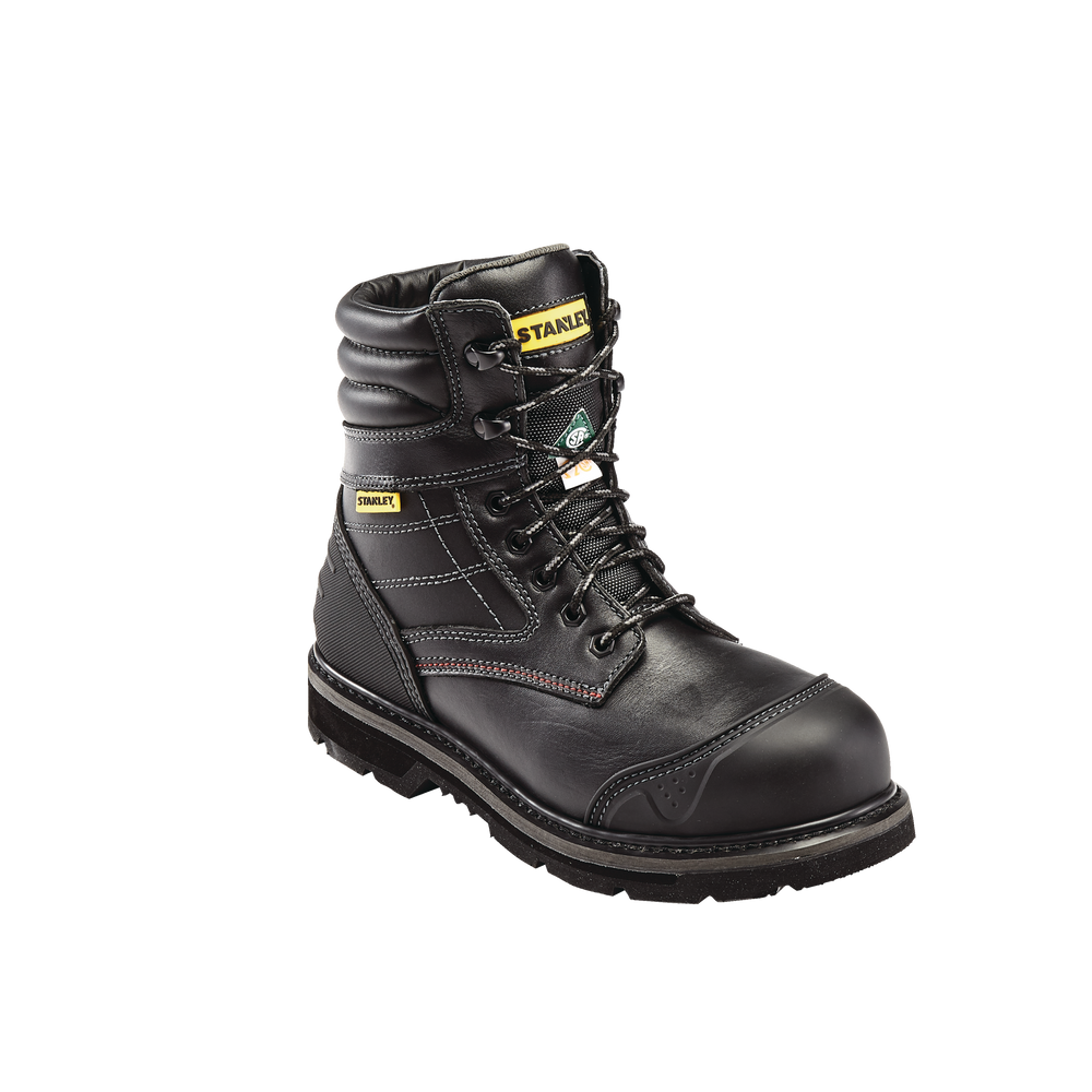 Stanley Men's CSA Work Boots, Black, 8in Canadian Tire