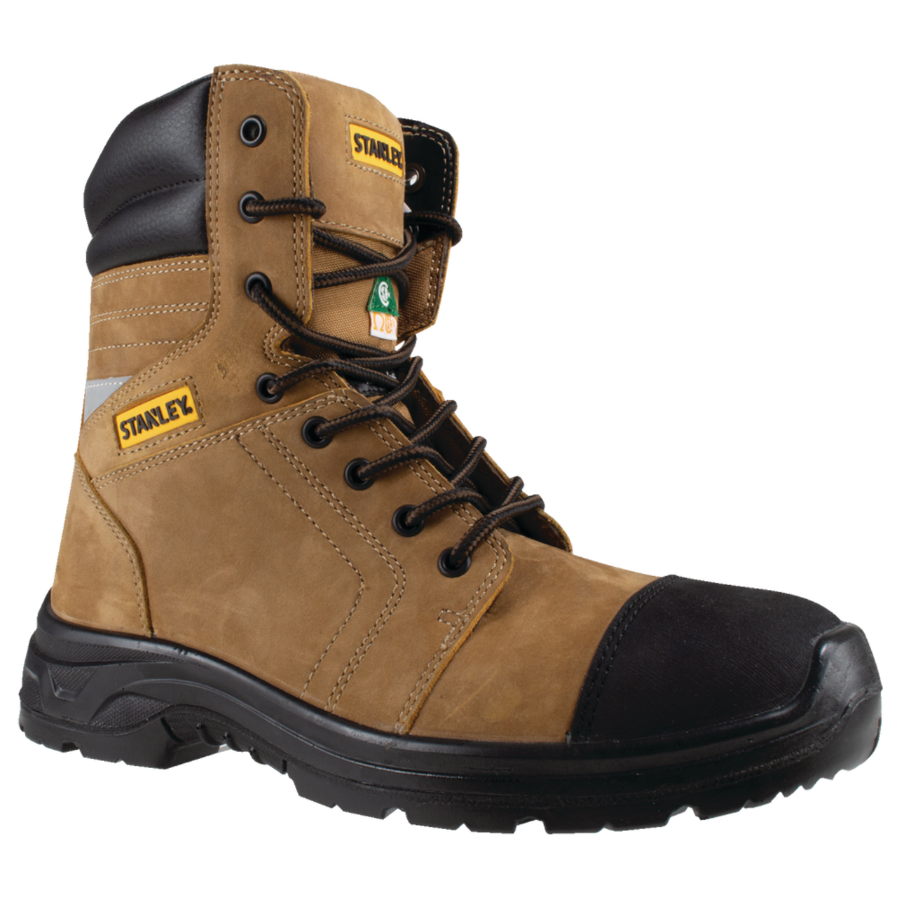 Steel toe top boots mens