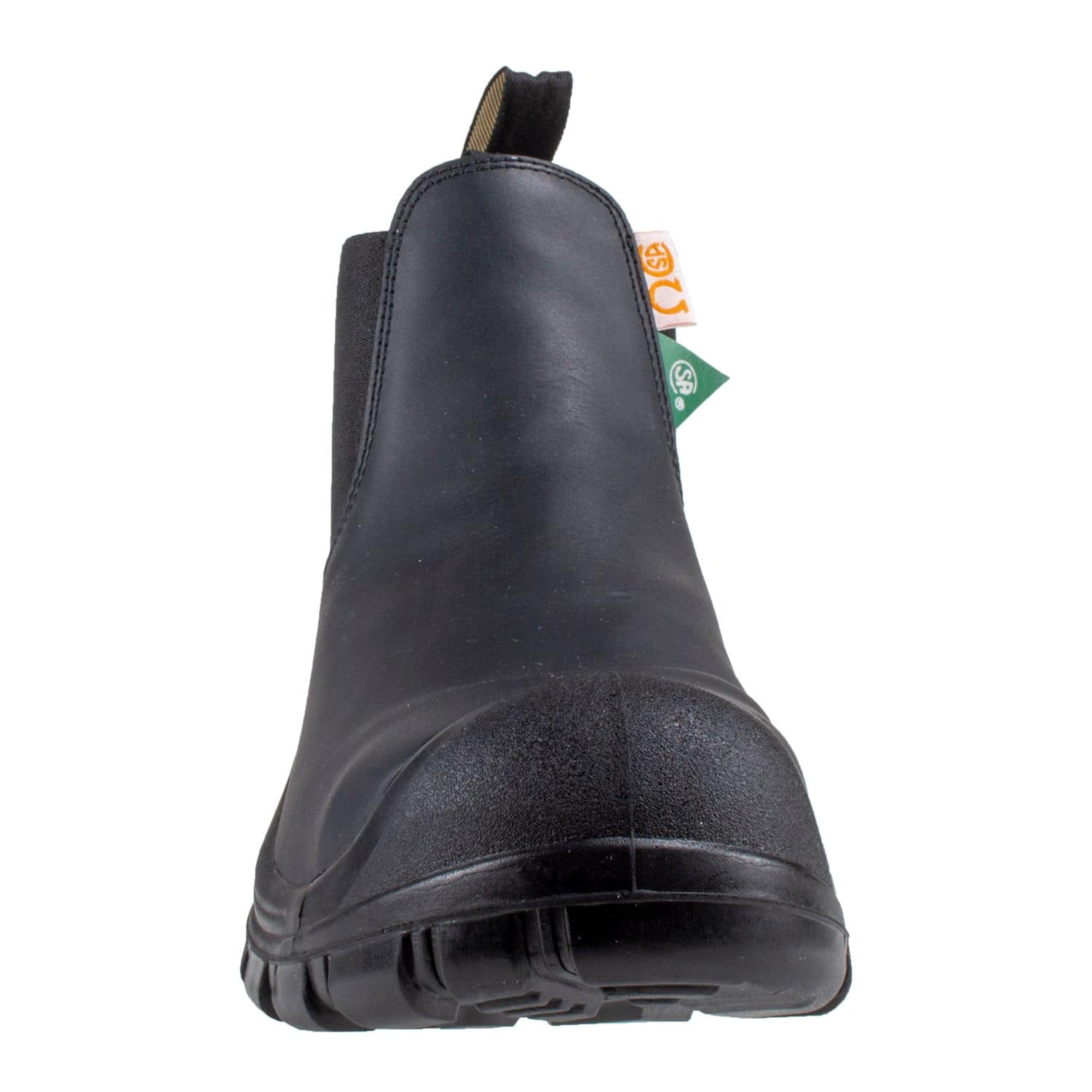 Altra Galvan Men's CSA Chelsea Steel Toe Leather Work Boots, Electric Shock  Resistant, Black