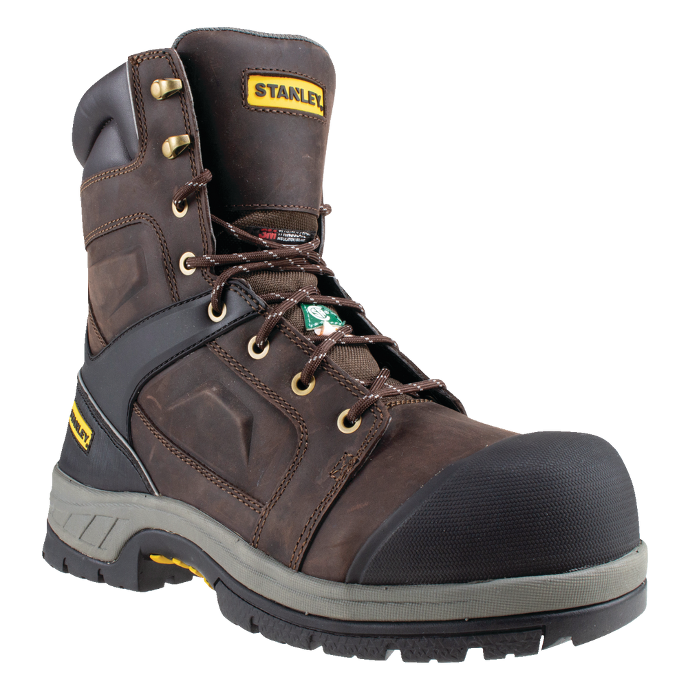 Bottes de travail en cuir Stanley Trooper CSA à bouts en acier pour