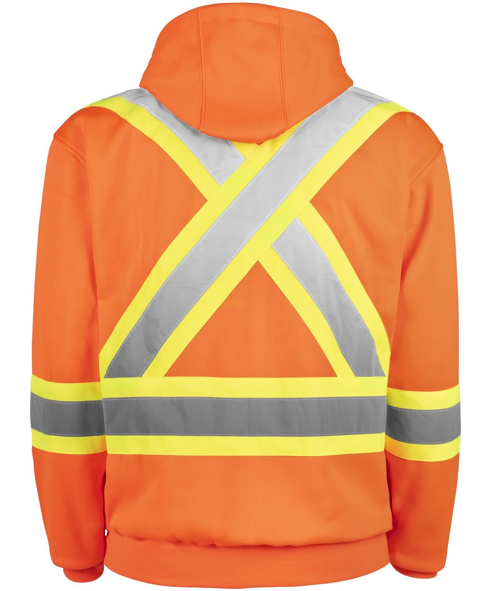 Orange on sale reflective hoodie