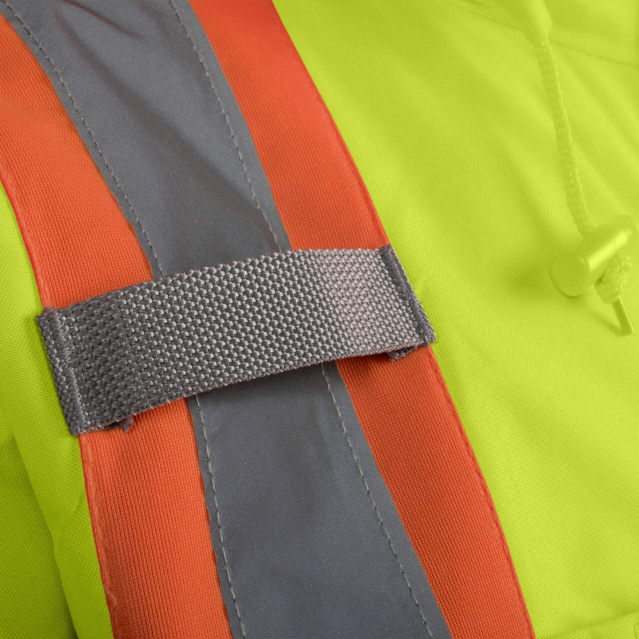 Terra Men's Hi-Vis Lined Work Overalls with Waterproof Shell, Multi  Pockets, Orange