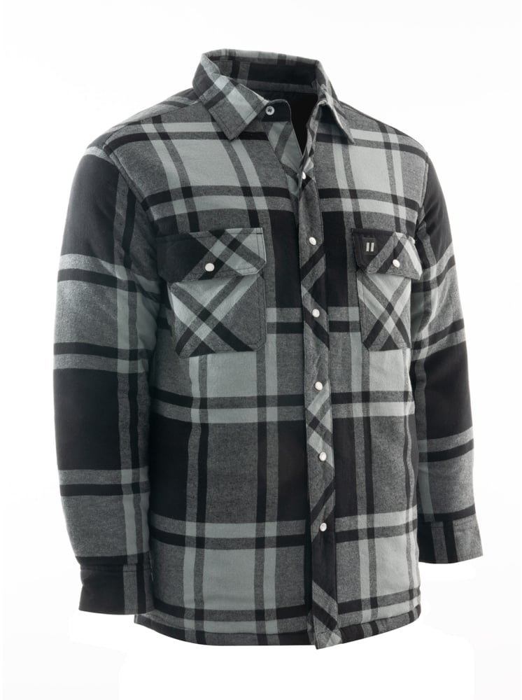 Forcefield Quilted Cotton Flannel Plaid Shirt for Fishing/Hiking ...