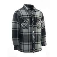 Forcefield Quilted Cotton Flannel Plaid Shirt for Fishing/Hiking/Hunting, Assorted Colours