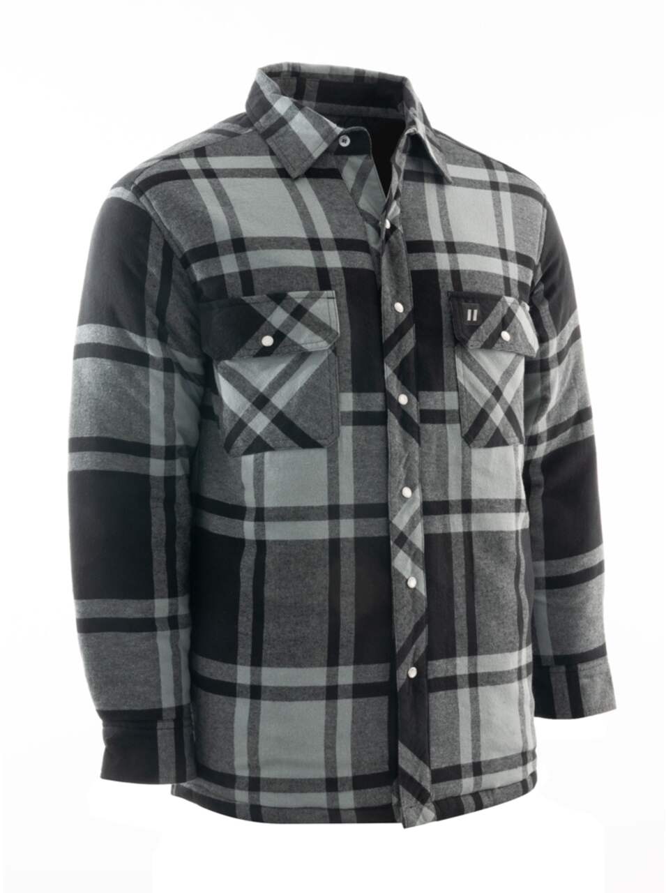 Red Buffalo Plaid Quilt-Lined Flannel Shirt Jacket