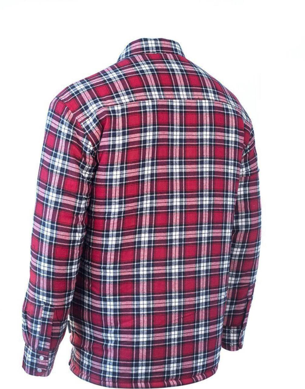 Forcefield Quilted Cotton Flannel Plaid Shirt for Fishing/Hiking