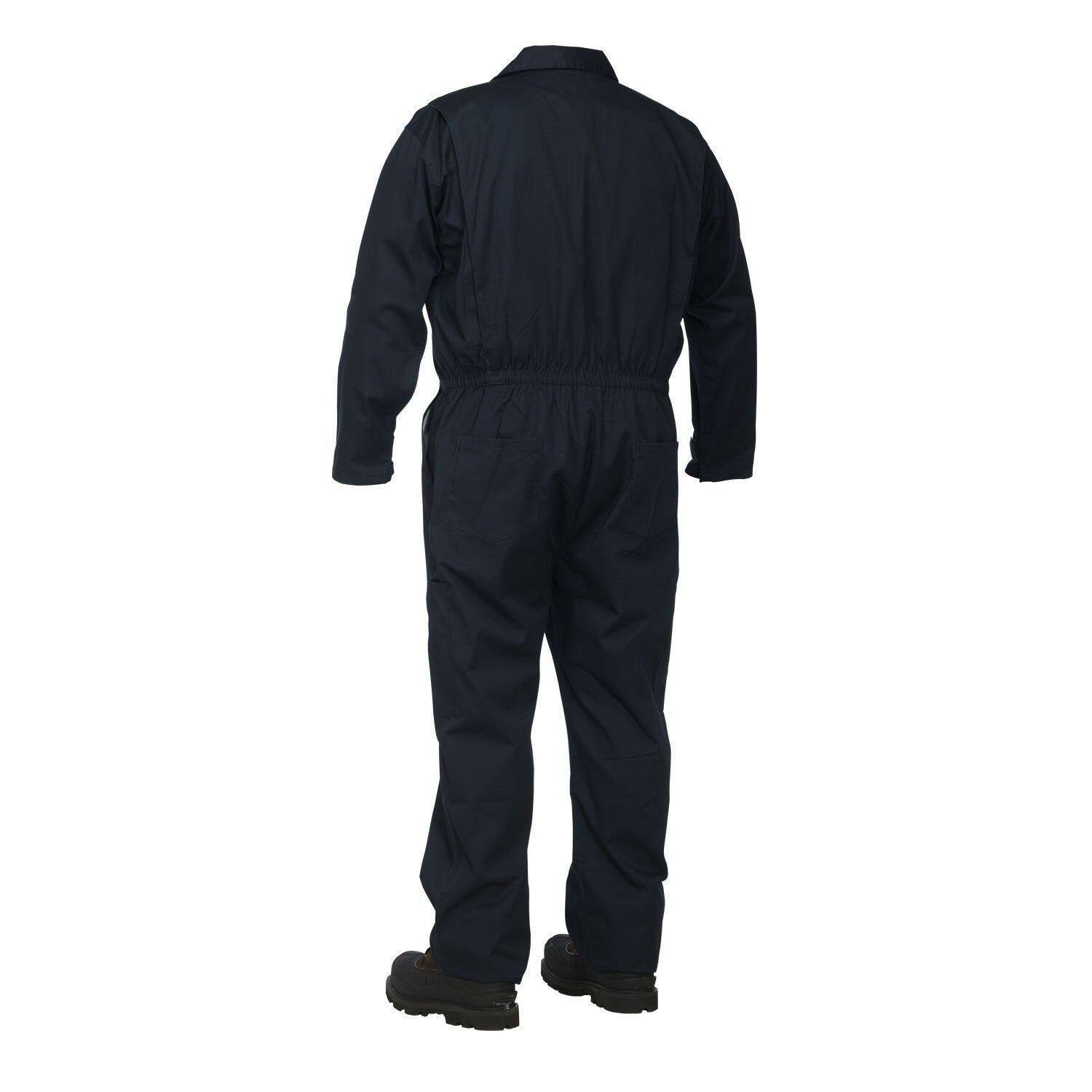 Forcefield Cotton Twill Work Coveralls with Multiple Pockets and