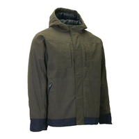 Forcefield Insulated Cotton Canvas Work Jacket/Parka with Multi Pockets, Khaki Green