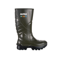 Altra Reid Men's Thermal PU CSA Waterproof Steel Toe Work Boots, Rated to -50°C, Green Side_Right