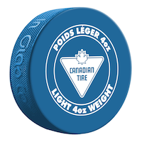 Lightweight Hockey Puck, Blue, 4-oz