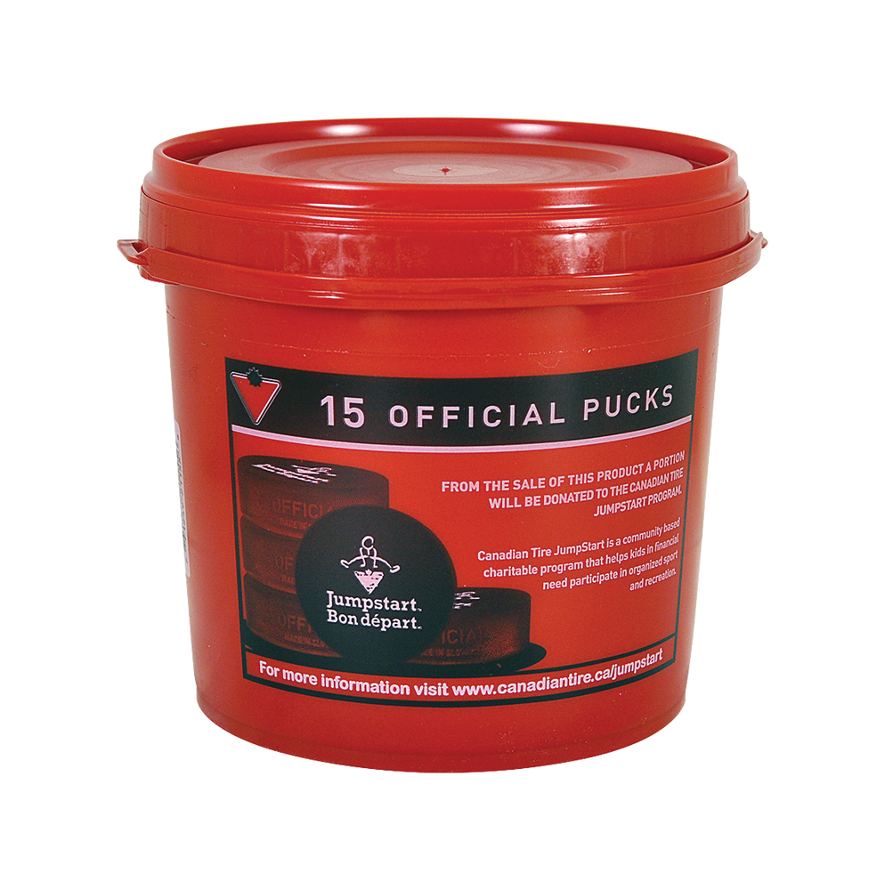 Jumpstart Hockey Pucks, 15pk Canadian Tire
