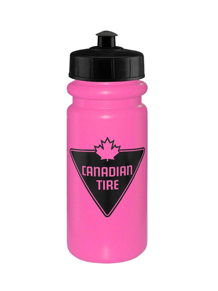 Canadian Tire ExtTip Hockey Water Bottle, Pink, 600mL Canadian Tire