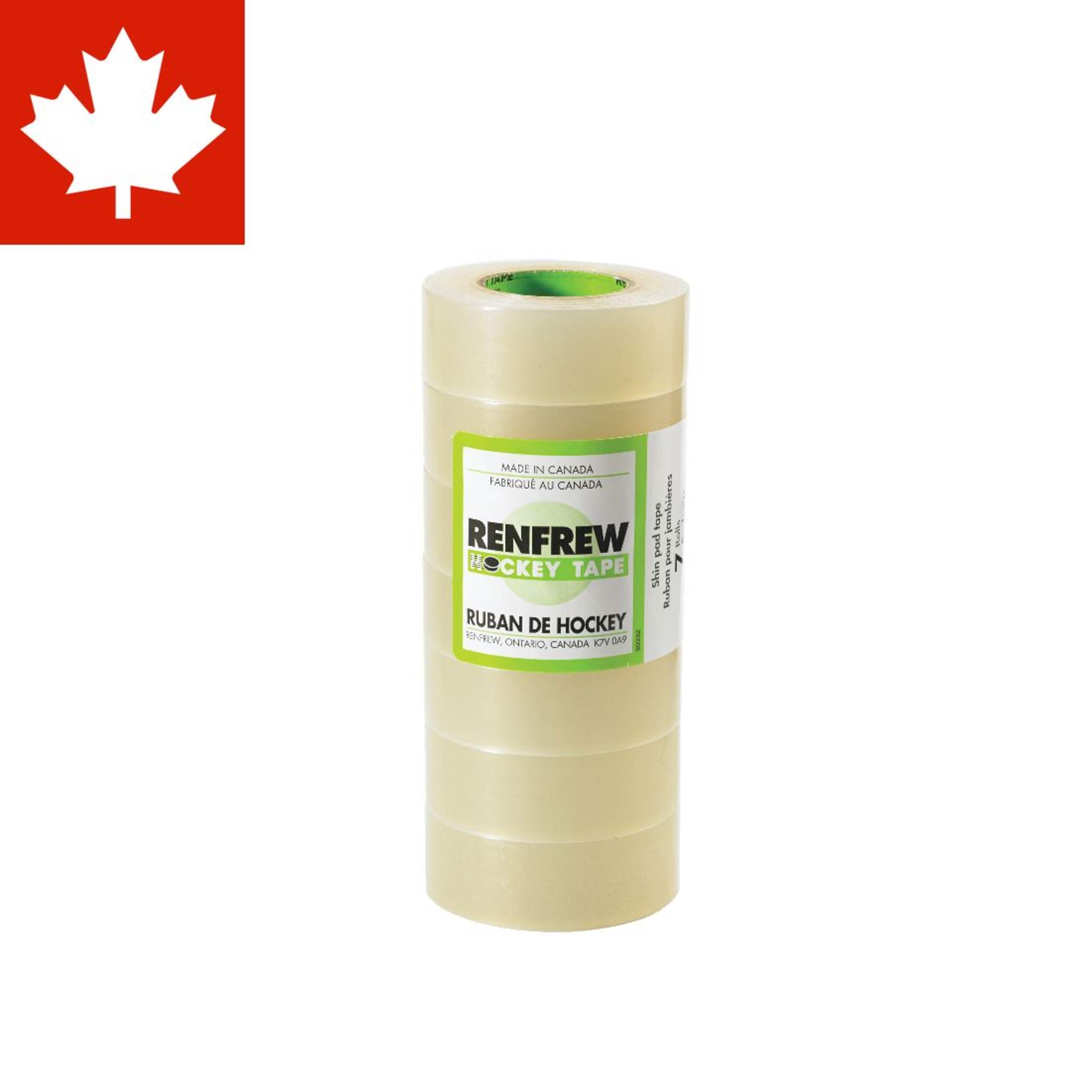 Renfrew Water Resistant Hockey Tape, Clear, 7-pk Front_Flat