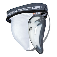 Shock Doctor Hockey Support Protective Jock Cup, Mens, Senior, Assorted Sizes Front_Angled_Left