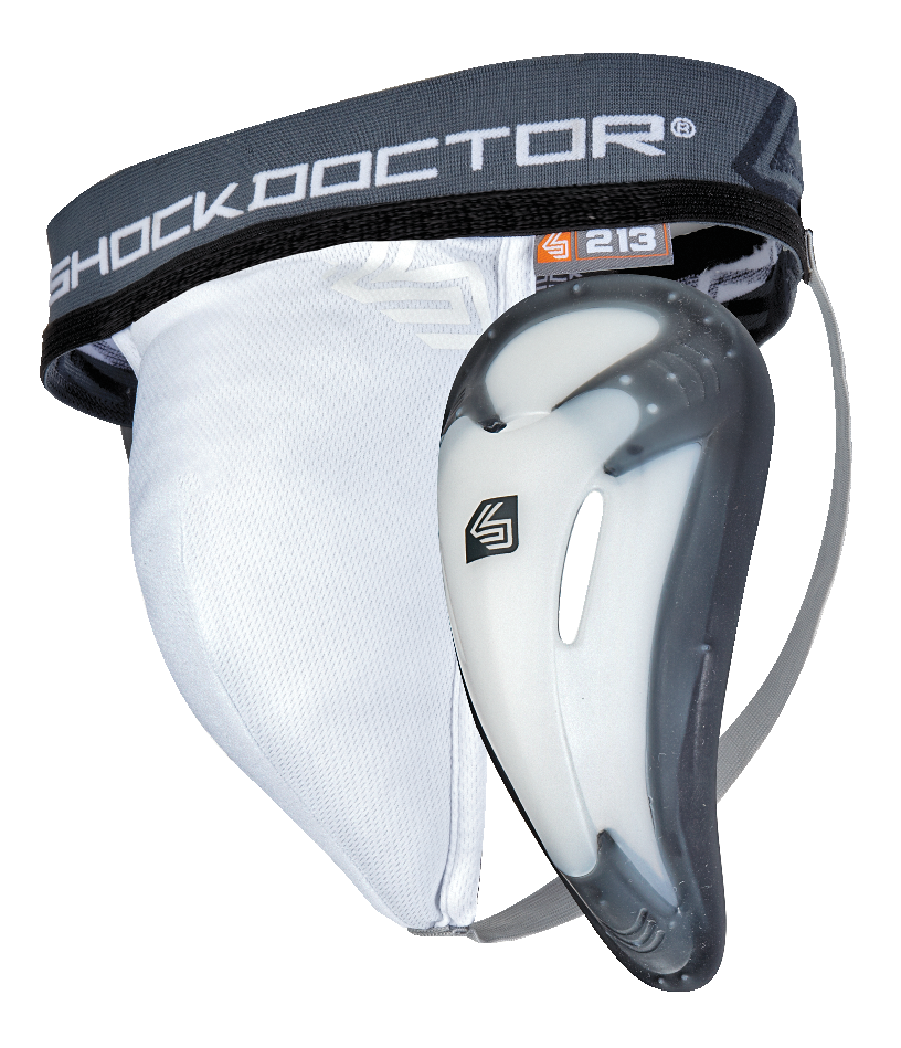 Shock Doctor Compression Shorts with Cup Pocket. Supporter Underwear (Cup  NOT included). Baseball, Hockey. Youth & Adult Medium Youth White