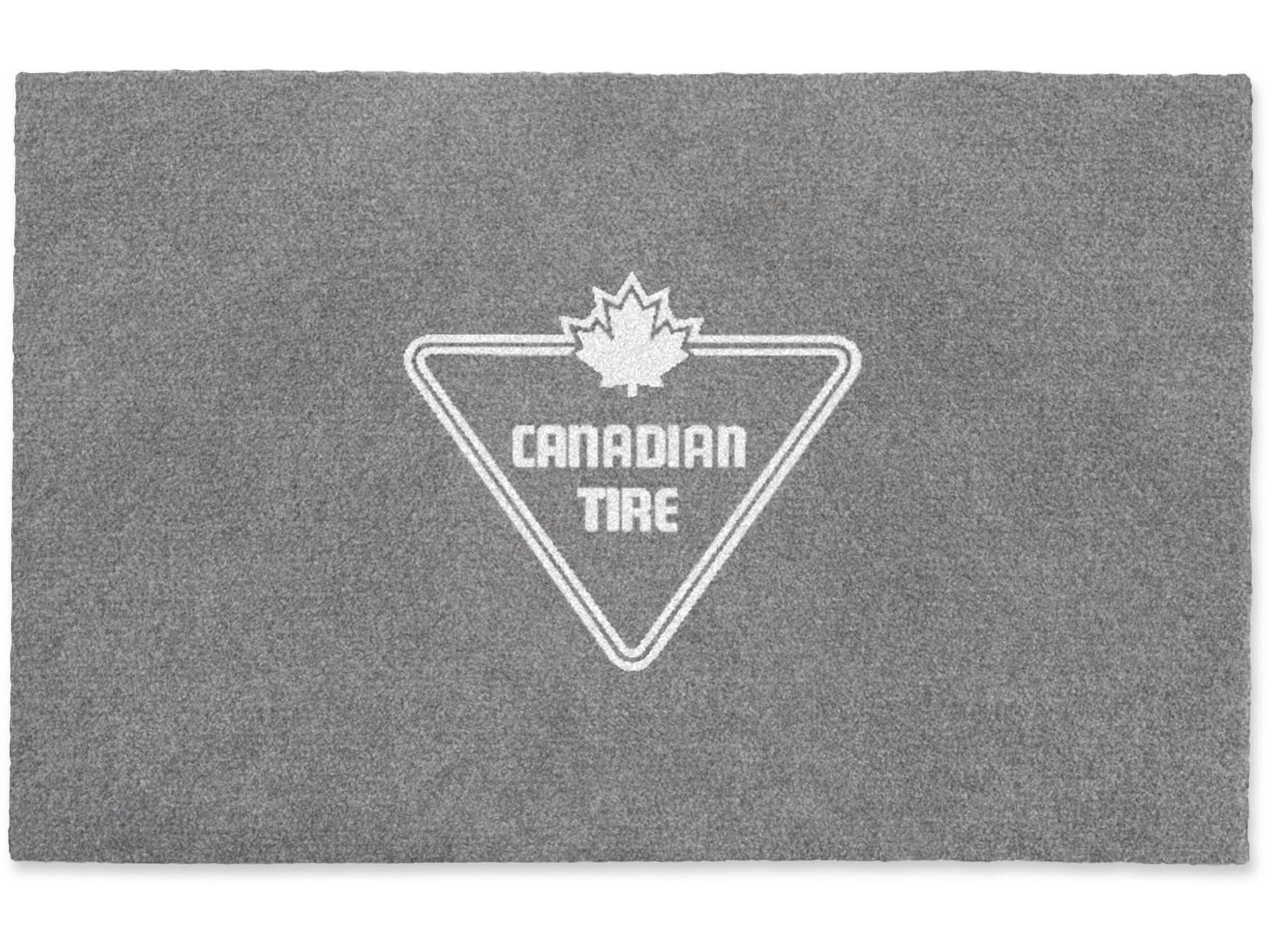 Tapis pour patins logo Canadian Tire, 22 po x 15 po Overhead_Flat