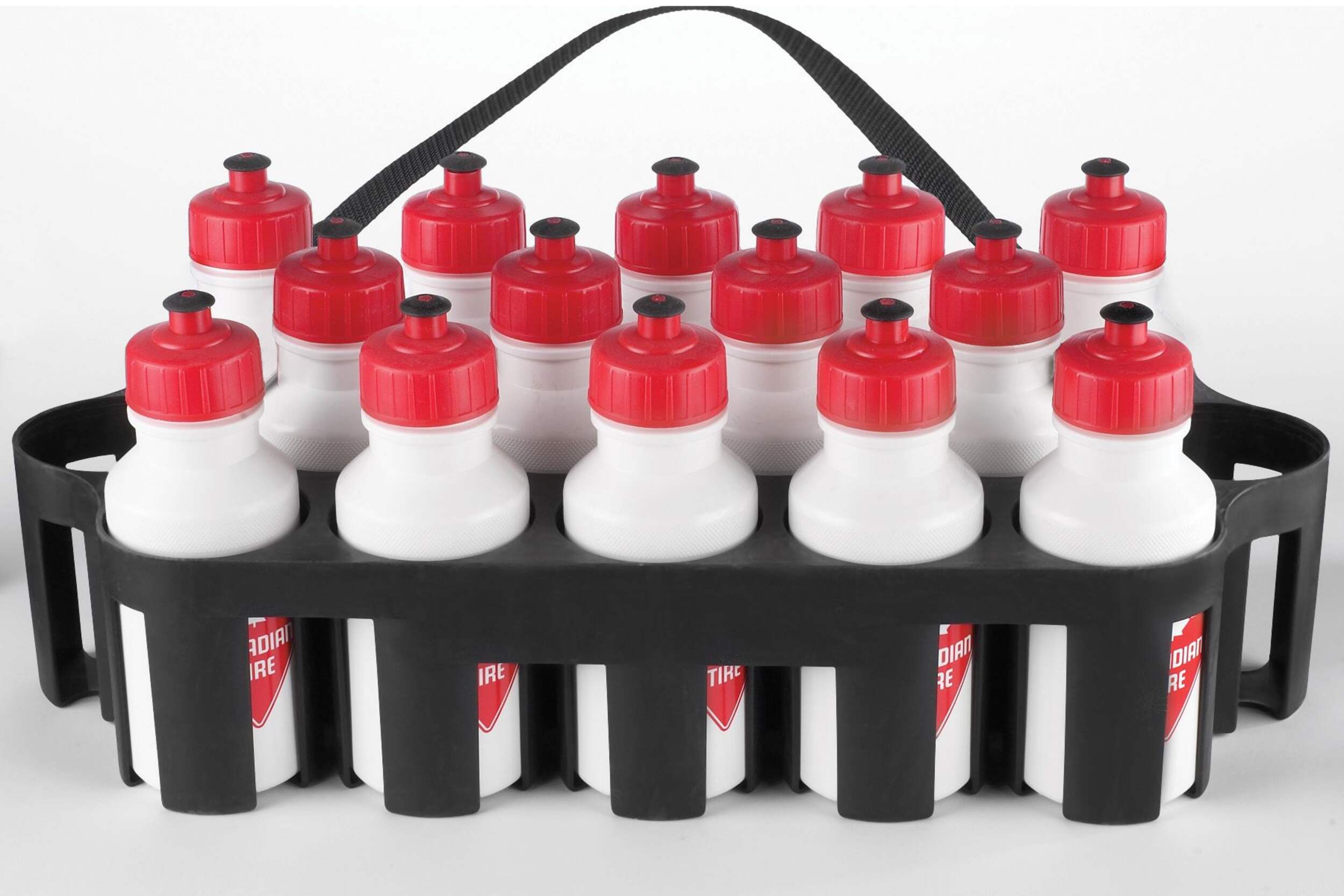 Canadian Tire Hockey/Sports Team Water Bottles with Carrier, 14 x 20.2-oz Front_Elevated