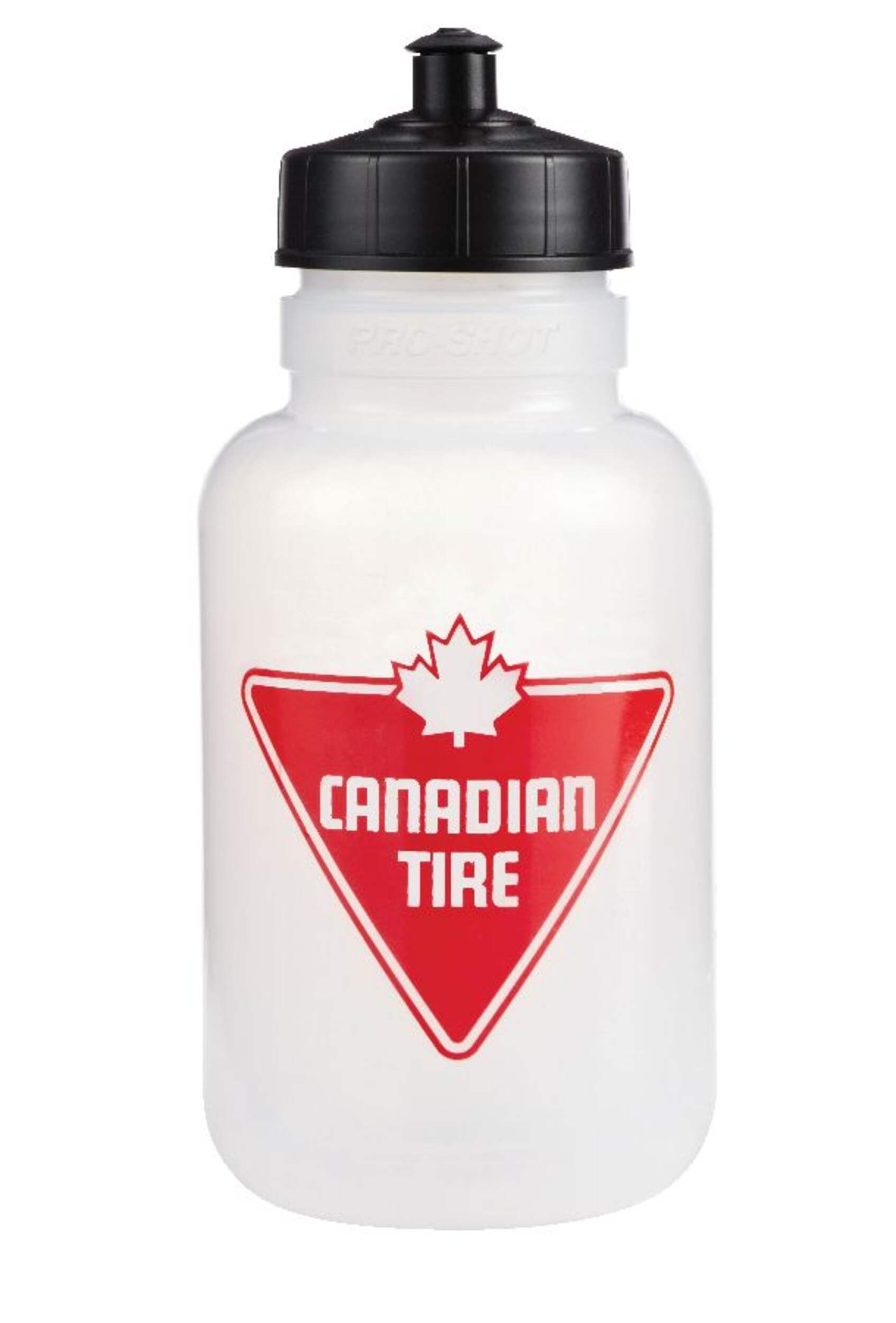 Canadian Tire Hockey/Sports Water Bottle, White, 1-L Front_Flat