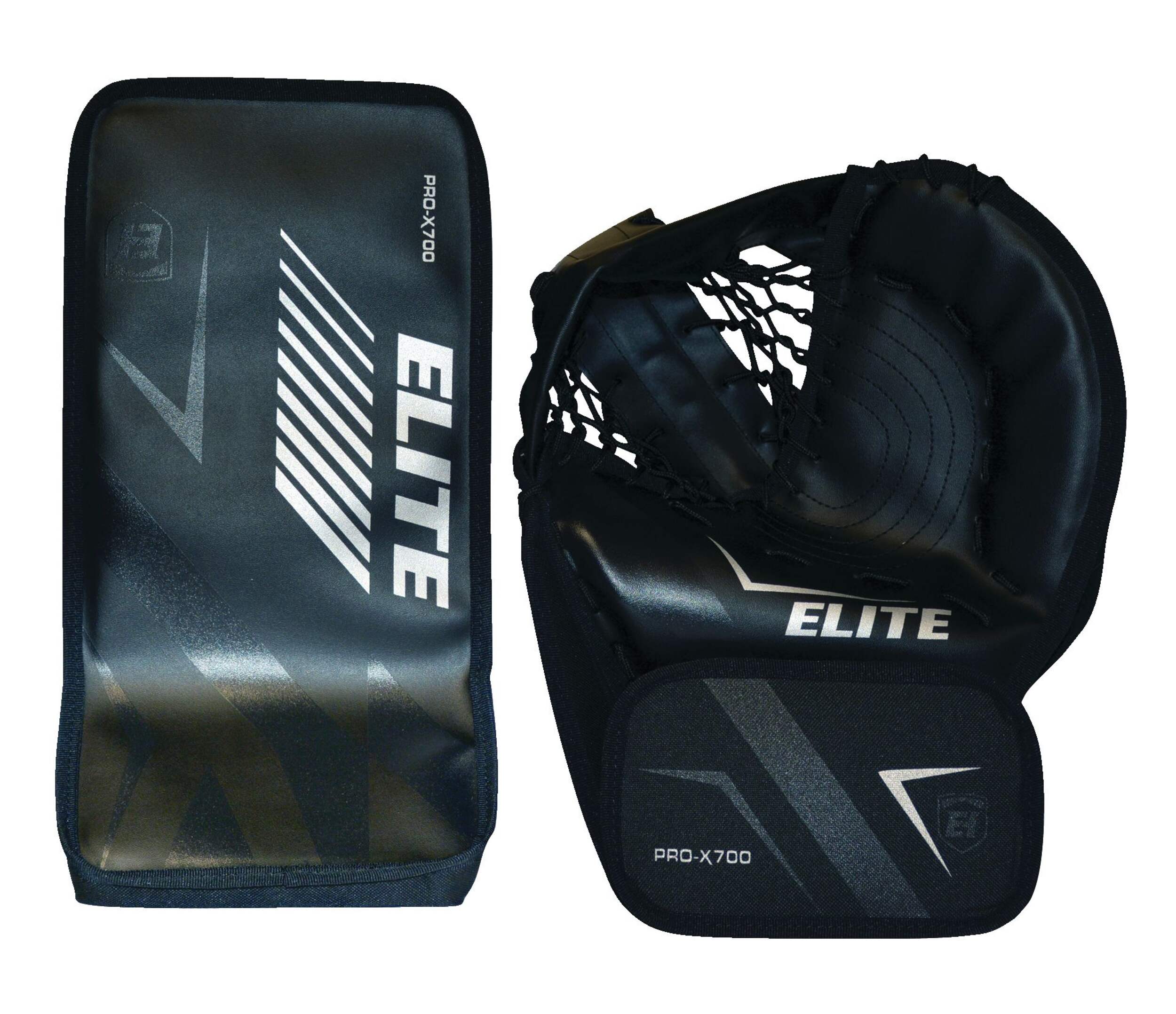 Elite Hockey Vasilevskiy PRO-X700 Street Hockey Goalie Glove/Blocker Set, Intermediate, Right Composite_or_Mixed