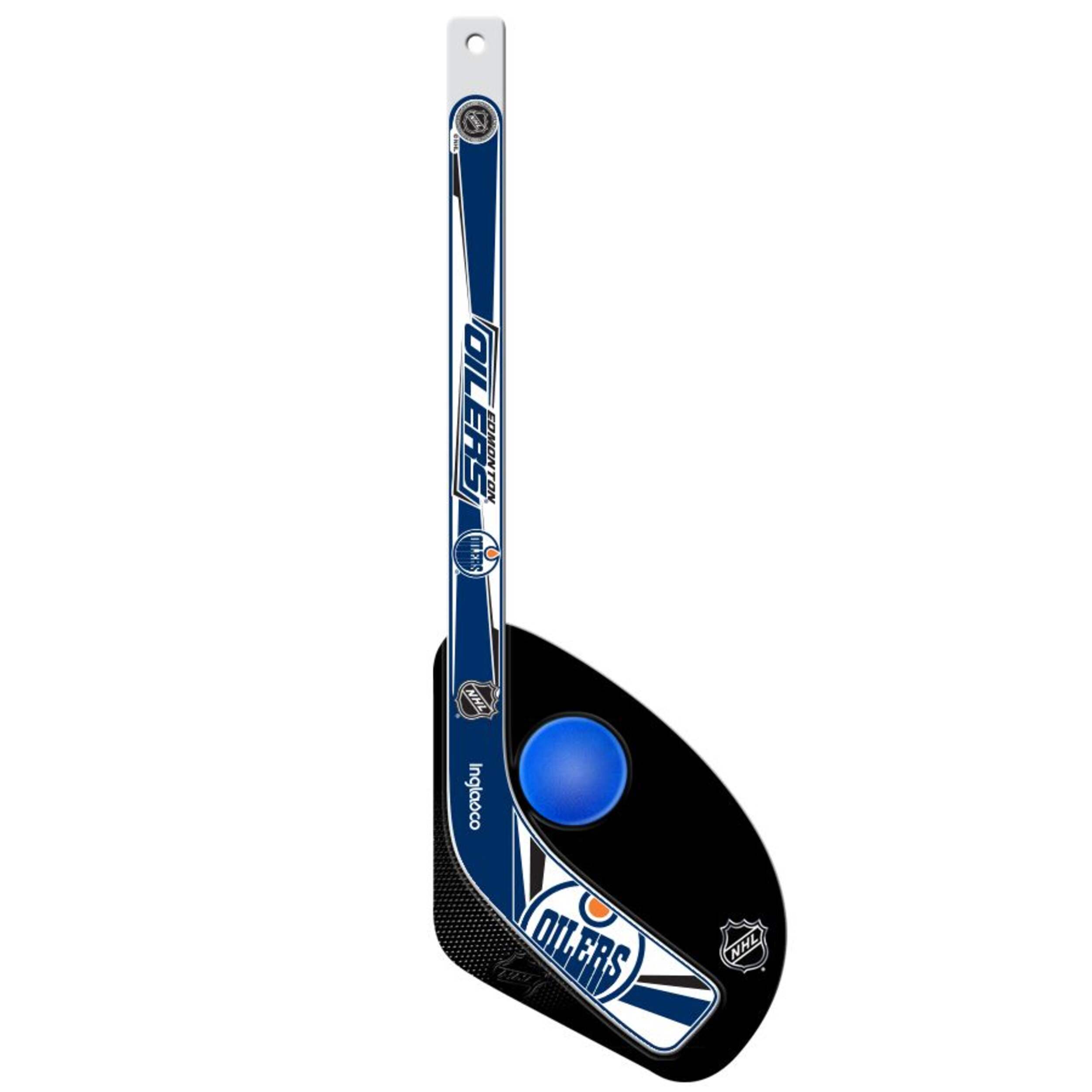NHL Edmonton Oilers Mini Hockey Stick/Ball Set Front_Flat