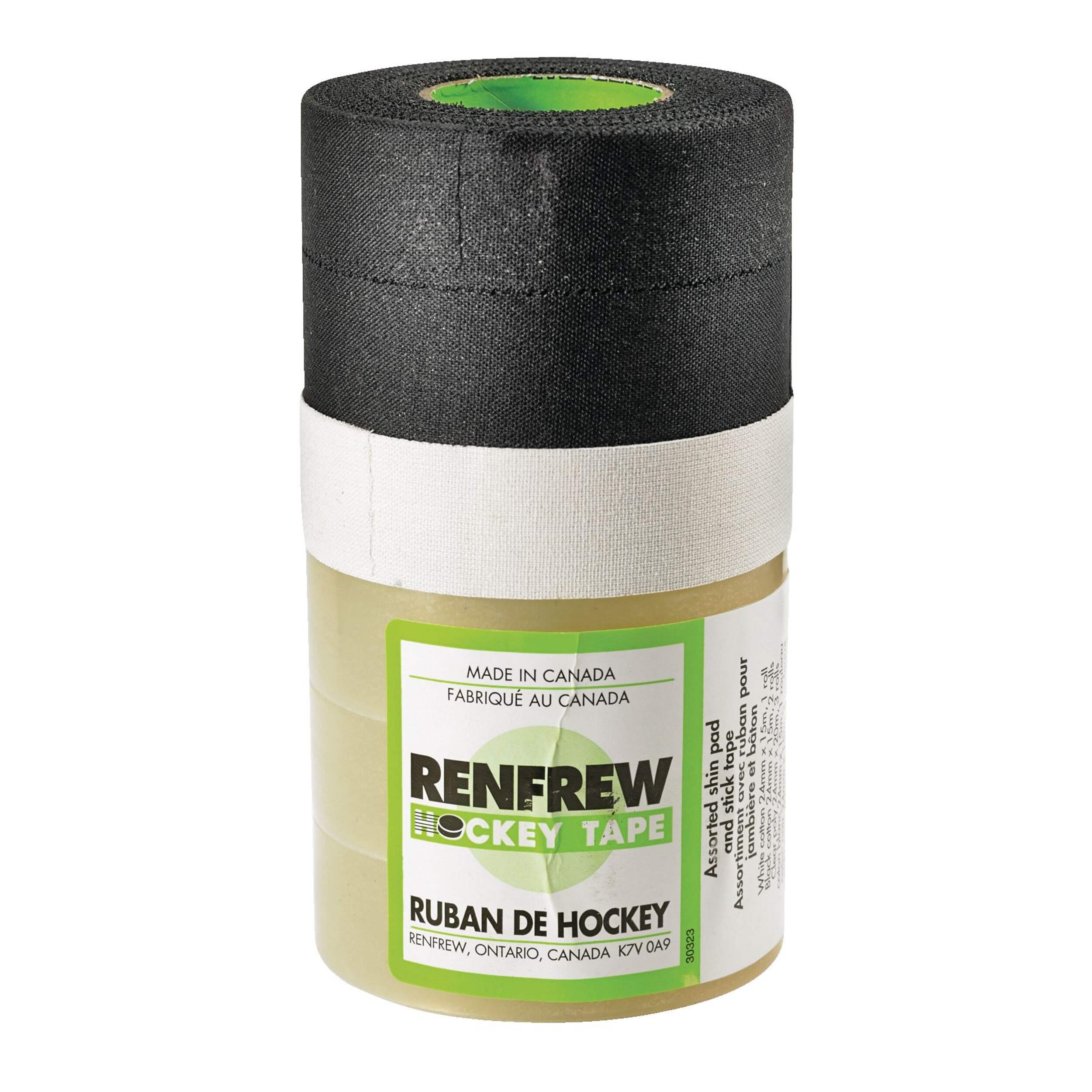 Ruban de hockey Renfrew, choix de couleurs, paq. 6 Front_Flat