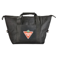 Sherwood Pro Hockey Pucks in Canadian Tire Logo Cooler Bag, Black, 6-oz, 24-pk Front_Flat