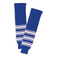 Sherwood NHL Knit Hockey Socks, Toronto Maple Leafs, Blue/White, Assorted Sizes