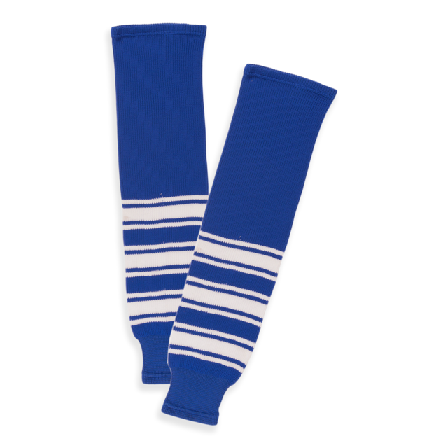 Sherwood NHL Knit Hockey Socks, Toronto Maple Leafs, Blue/White