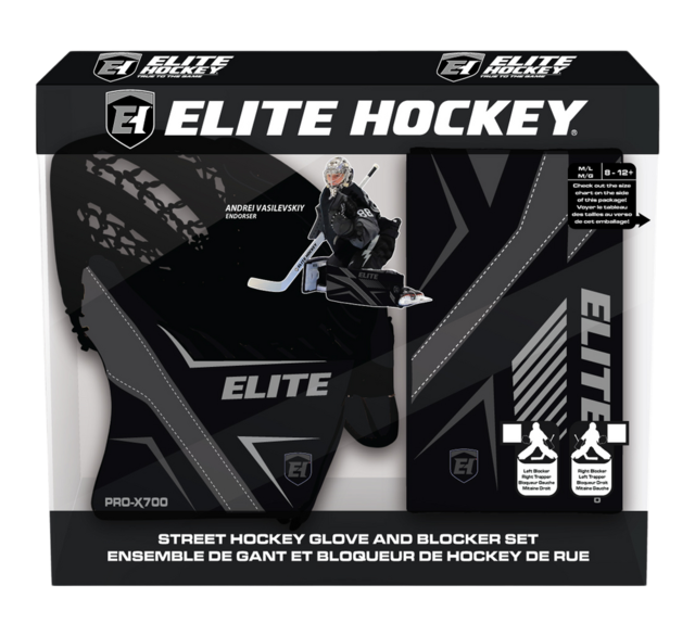 Elite Hockey Vasilevskiy Street Hockey Goalie Glove and Blocker Set