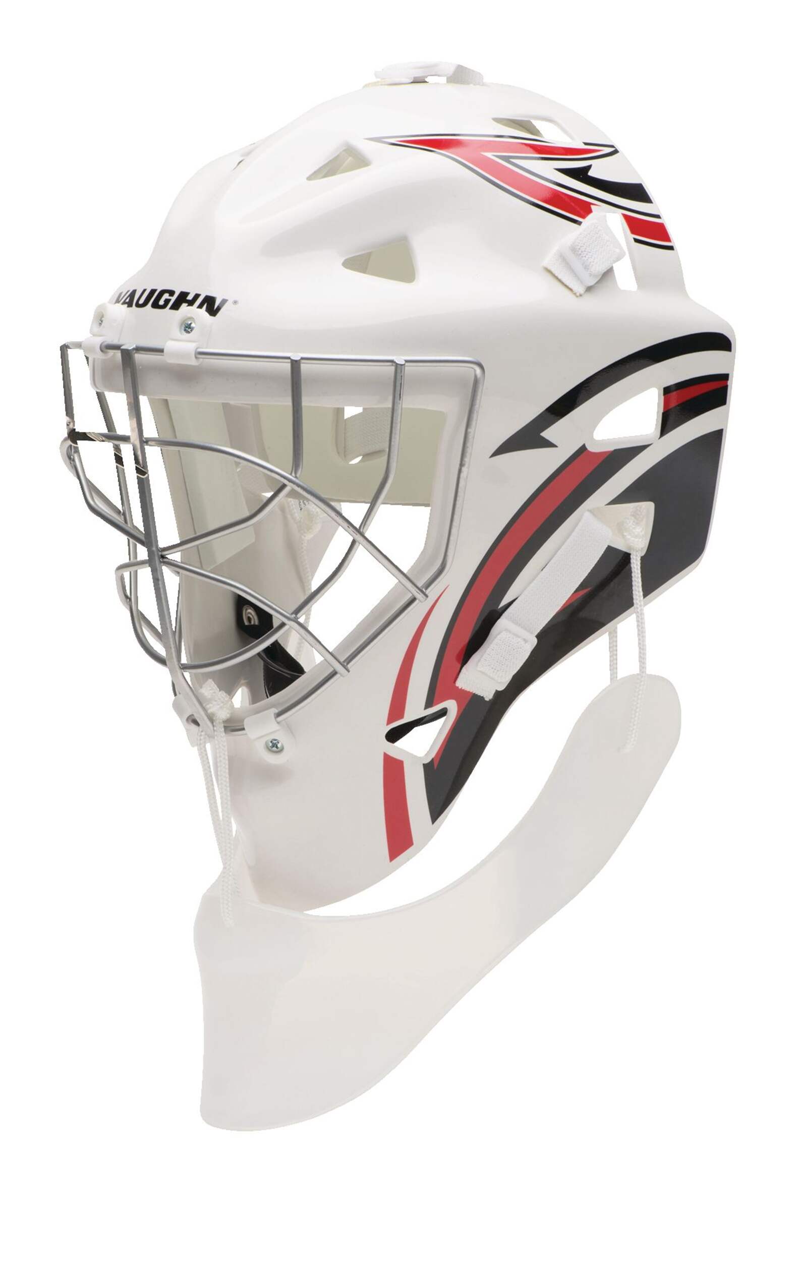 Vaughn Pro Street Hockey Goalie Helmet Mask with Cage, Senior Front_Three_Fourths_Angled_Left