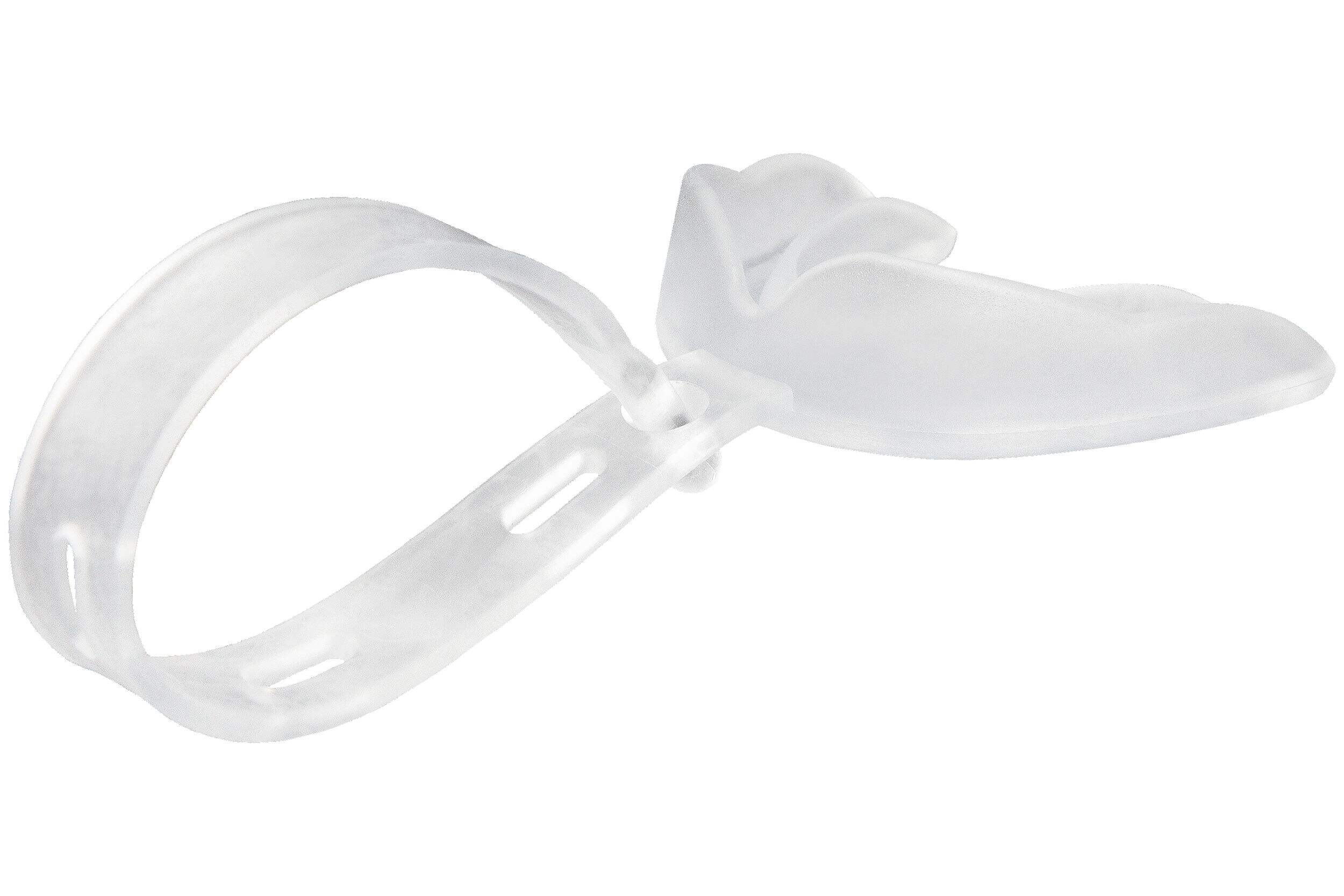 Protège-dents pour sports Linwood avec sangle, adulte, transparent Front_Three_Fourths_Angled_Left