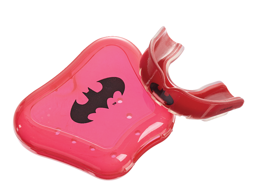 SuperJock Batman Red Hockey Mouth Guard with Case, Junior | Canadian Tire