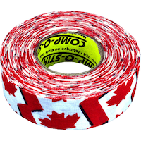 Renfrew or Comp-o-stik Hockey Tape, Canadian Flag, 24-mm x 18-m Front_Elevated