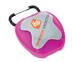 Shock Doctor Mouthguard Case, Pink/Black, One Size Fits Most Front_Three_Fourths_Angled_Right