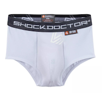 Shock Doctor Hockey Briefs with Protective Bio-Flex Cup, Youth, Assorted Sizes Front_Flat