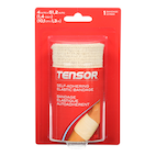 Tensor Elastic Bandage Wrap with Clips, Beige, 3-in