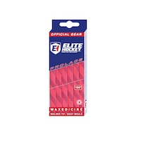 Elite Hockey Prolace Skate Laces, Waxed, Pink, Assorted Sizes Front_Angled_Left